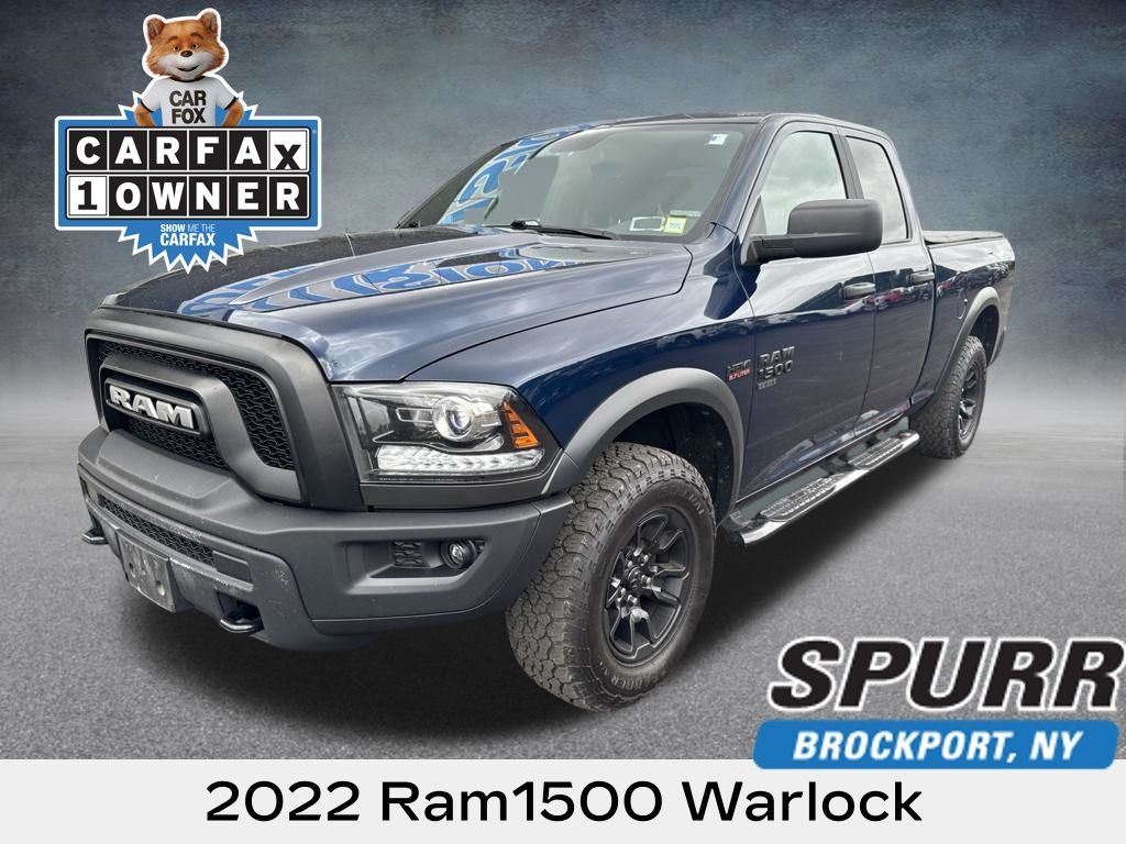 Patriot Blue Pearlcoat 2022 RAM 1500 Pickup Truck Four-Wheel Drive 8-Speed Automatic