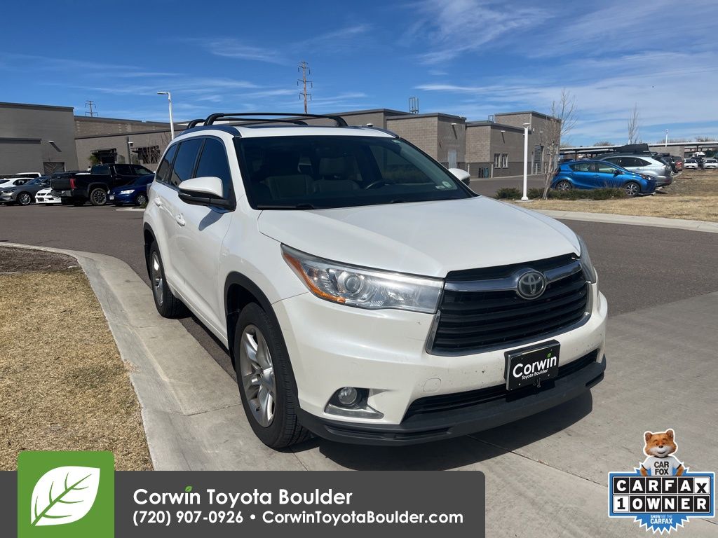 2016 Toyota Highlander Limited Platinum AWD