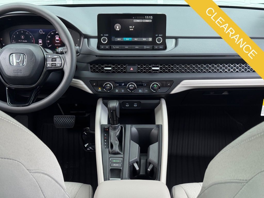 2025 Honda Accord SE White at Community Honda