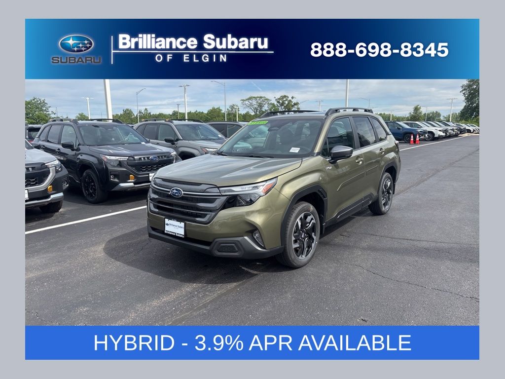 Green Metallic 2026 Subaru Forester Hybrid Limited AWD SUV / Crossover All-Wheel Drive Continuously Variable Transmission