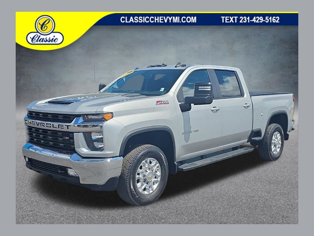 Silver Ice Metallic 2023 Chevrolet Silverado 2500HD LT Crew Cab 4WD Pickup Truck Four-Wheel Drive 6-Speed Automatic