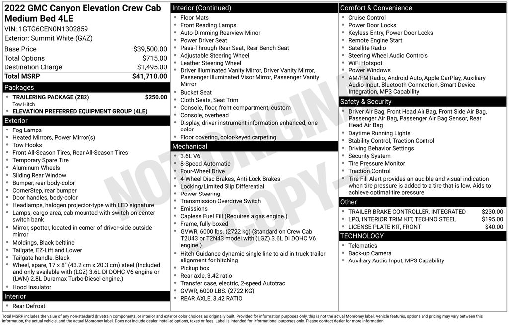 Used Car 2022 Gmc Canyon  Elevation For Sale Under $35,000 In Austin, Texas
