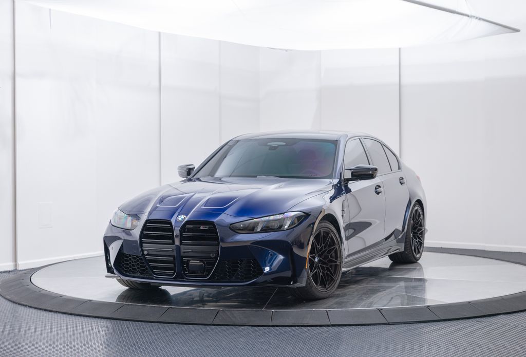 Blue 2025 BMW M3 Sedan All-Wheel Drive 8-Speed Automatic