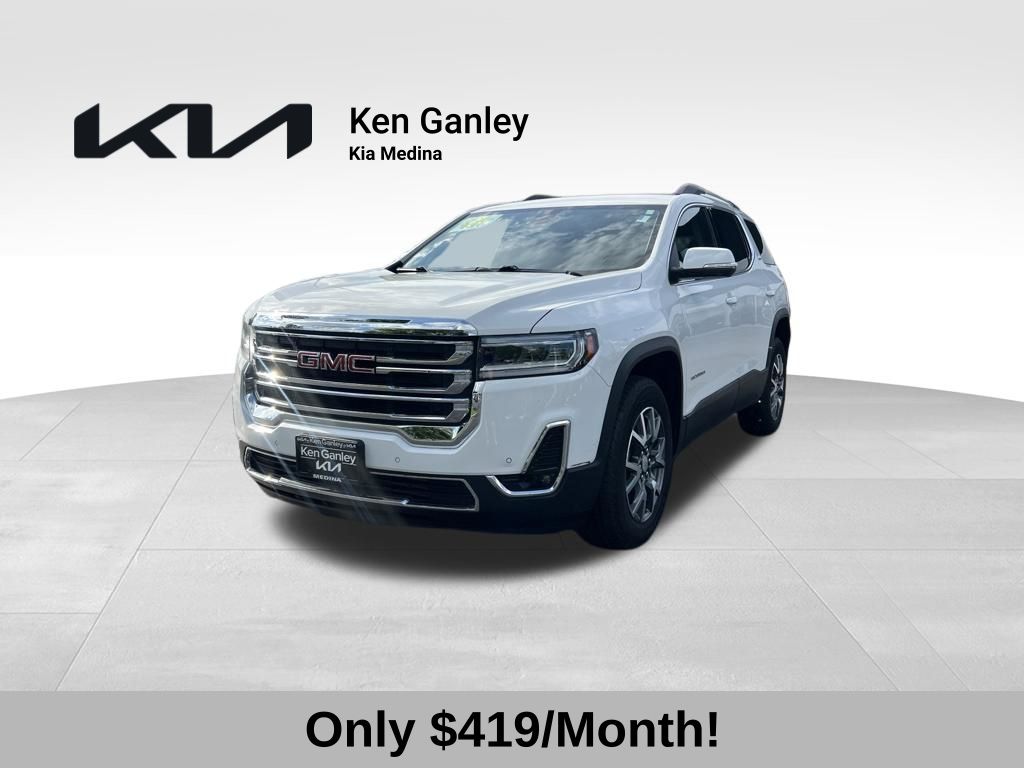 Summit White 2023 GMC Acadia SUV / Crossover Four-Wheel Drive 9-Speed Automatic