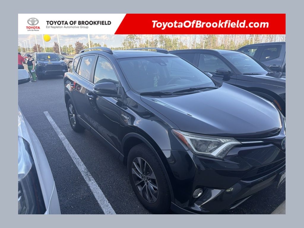 Black Sand Pearl 2017 Toyota RAV4 Hybrid SUV / Crossover All-Wheel Drive Continuously Variable Transmission
