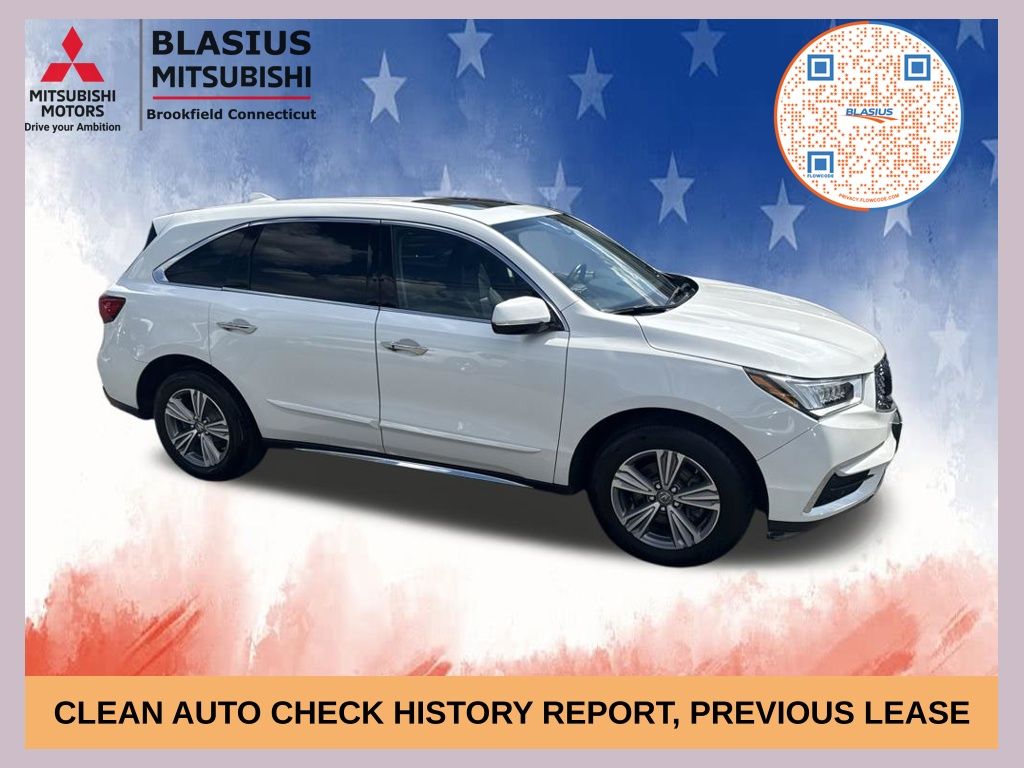 White 2020 Acura MDX SUV / Crossover All-Wheel Drive 9-Speed Automatic