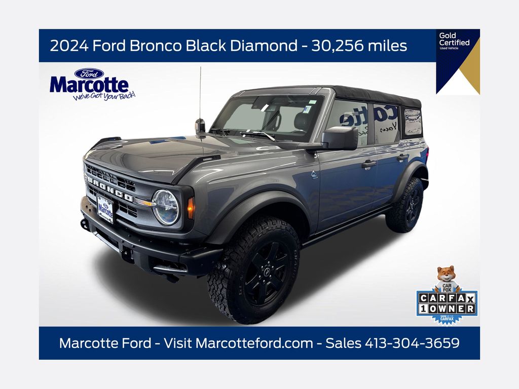 Gray Metallic 2024 Ford Bronco SUV / Crossover Four-Wheel Drive Automatic