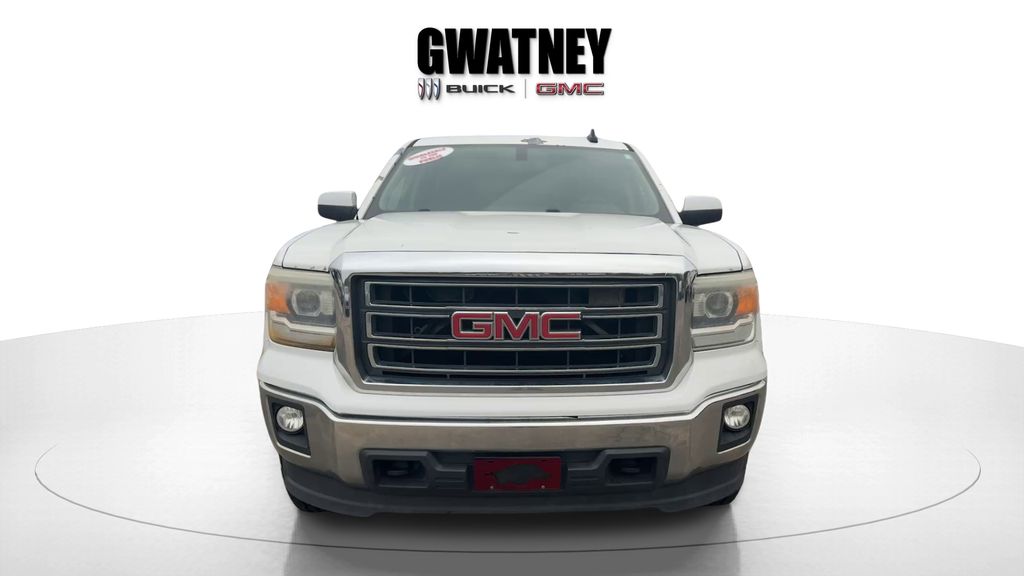 Summit White 2015 GMC Sierra 1500 SLE Crew Cab 4WD Pickup Truck Four-Wheel Drive 6-Speed Automatic Overdrive