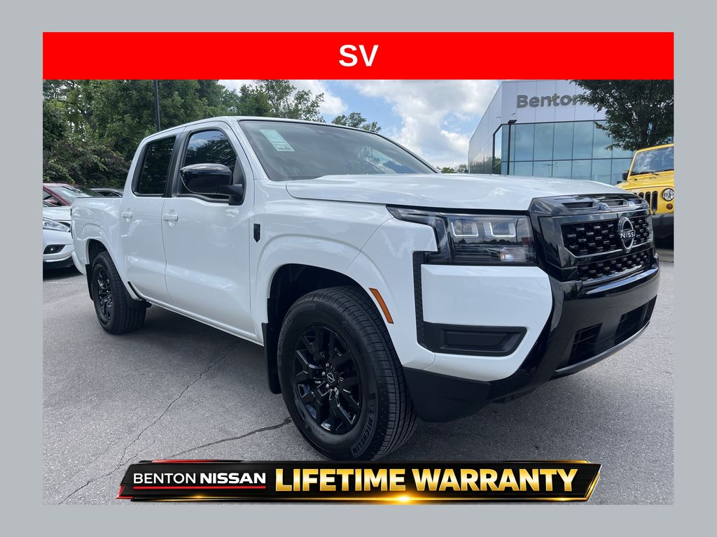 Glacier White 2026 Nissan Frontier Pickup Truck 4X2 9-Speed Automatic Overdrive