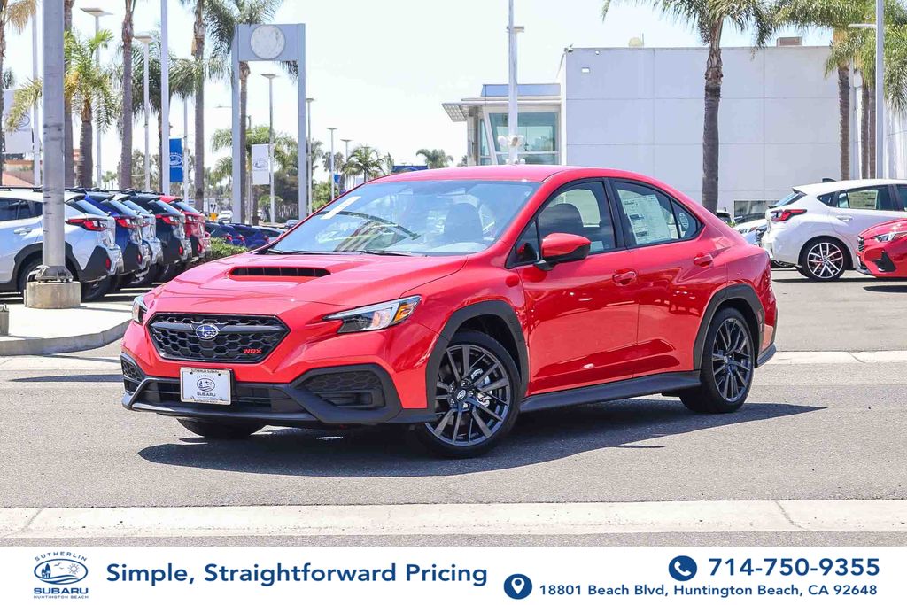 Red 2026 Subaru WRX Sedan All-Wheel Drive 6-Speed Manual