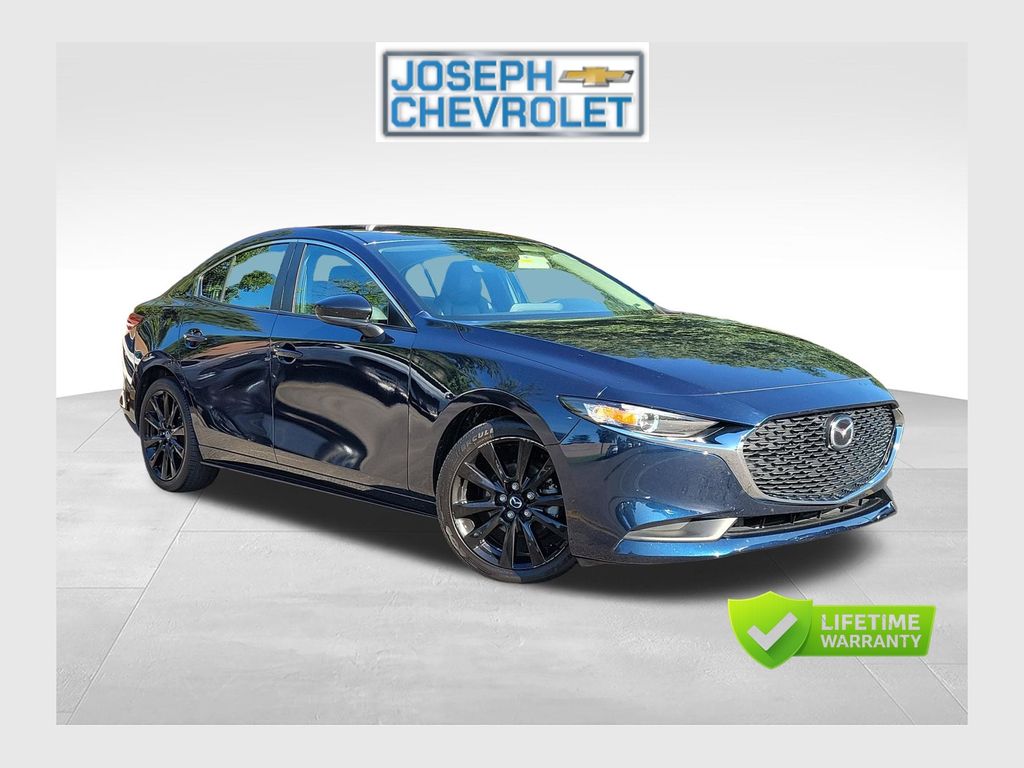Crystal Blue 2024 Mazda MAZDA3 Sedan Front-Wheel Drive 6-Speed Automatic
