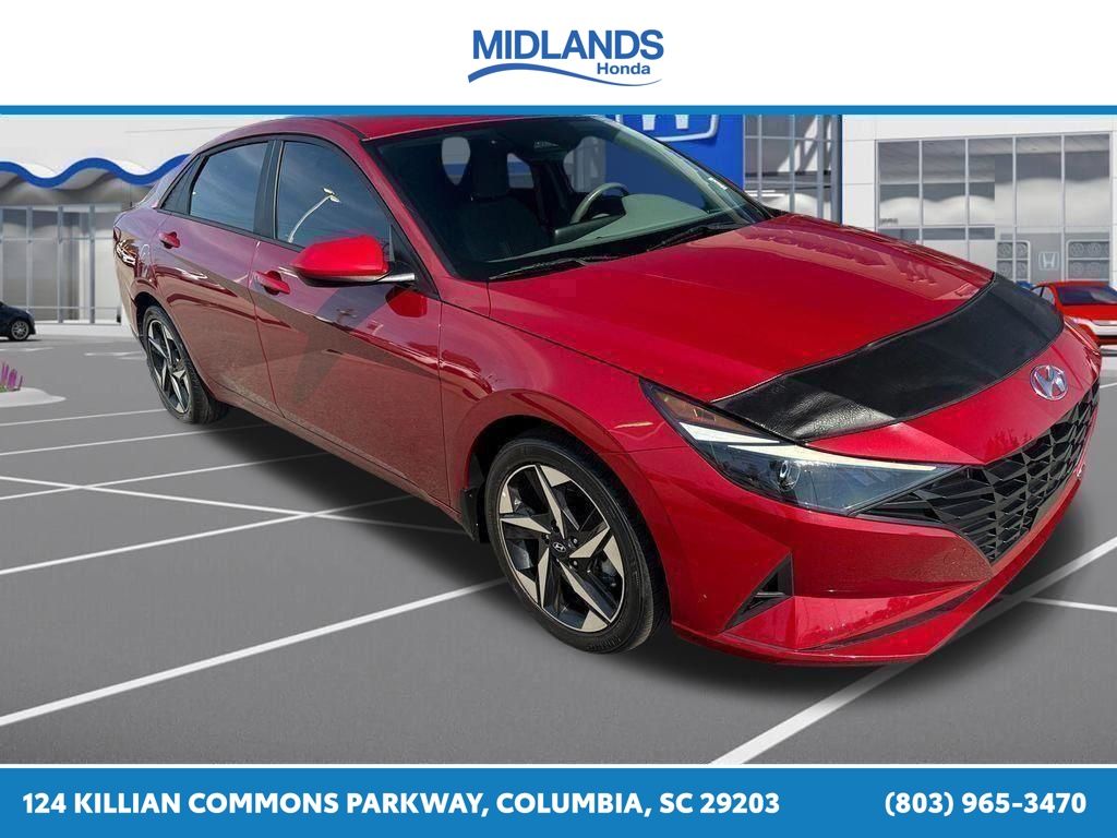 Scarlet Red Pearl 2023 Hyundai Elantra SEL FWD Sedan Front-Wheel Drive Continuously Variable Transmission