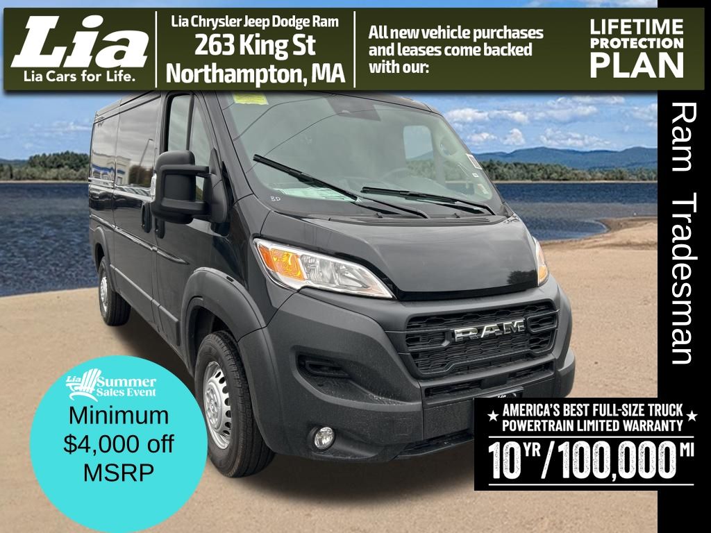 Black Clearcoat 2026 RAM ProMaster Van Front-Wheel Drive 9-Speed Automatic