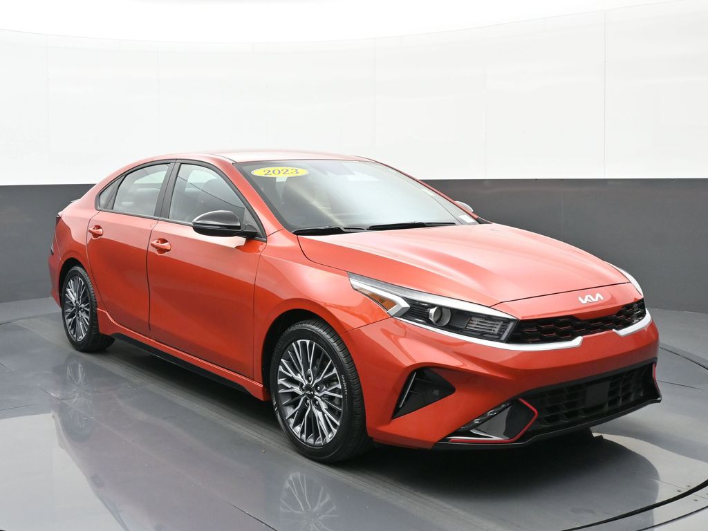 Fire 2023 Kia Forte GT-Line FWD Sedan Front-Wheel Drive Continuously Variable Transmission