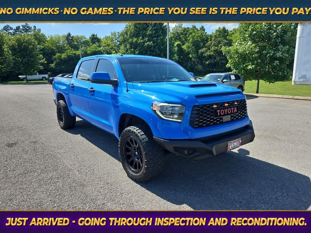 Voodoo Blue 2019 Toyota Tundra Pickup Truck Four-Wheel Drive 6-Speed Automatic