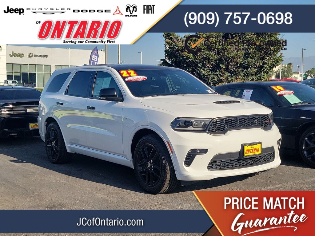 White Knuckle Clearcoat 2022 Dodge Durango SUV / Crossover Rear-Wheel Drive 8-Speed Automatic