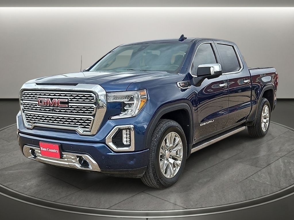 Pacific Blue Metallic 2019 GMC Sierra 1500 Pickup Truck Four-Wheel Drive Automatic