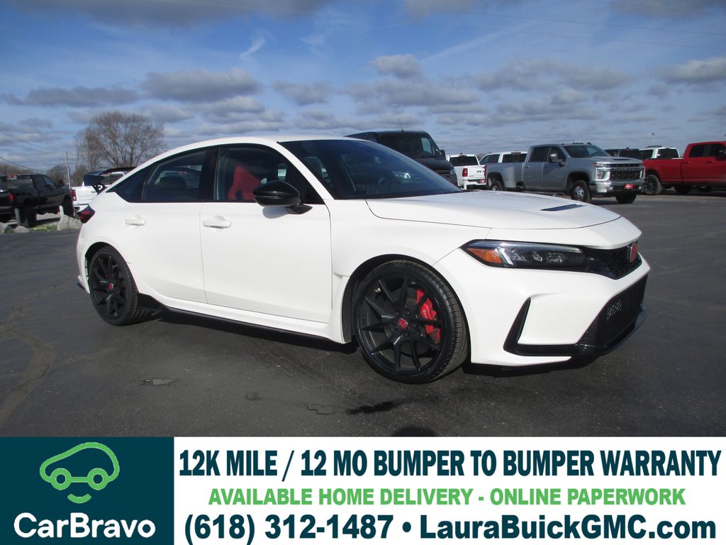 Championship White 2024 Honda Civic Type R FWD Hatchback Front-Wheel Drive 6-Speed Manual