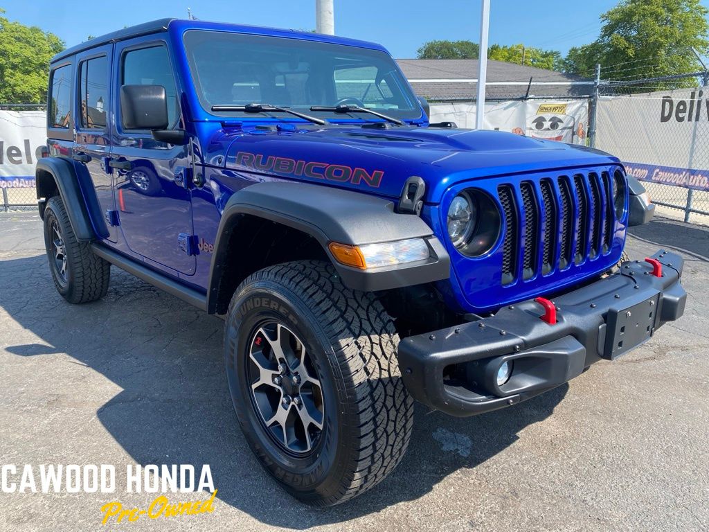 Ocean Blue Metallic Clearcoat 2018 Jeep Wrangler SUV / Crossover Four-Wheel Drive 6-Speed Manual