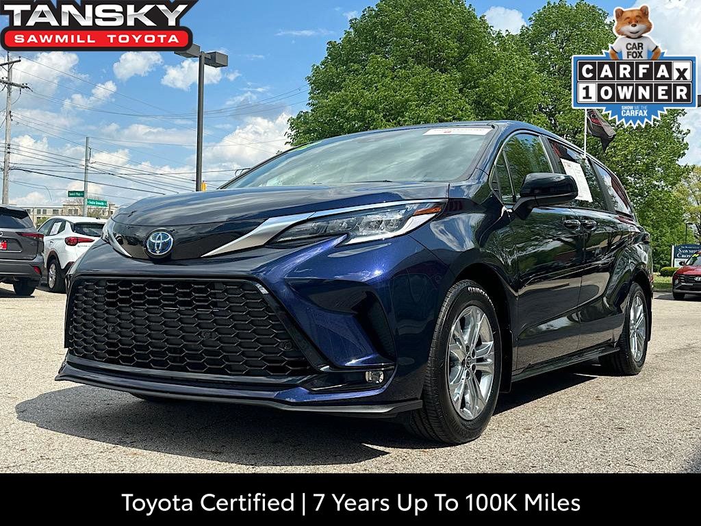 Blueprint 2022 Toyota Sienna XSE 7-Passenger AWD Minivan All-Wheel Drive Continuously Variable Transmission