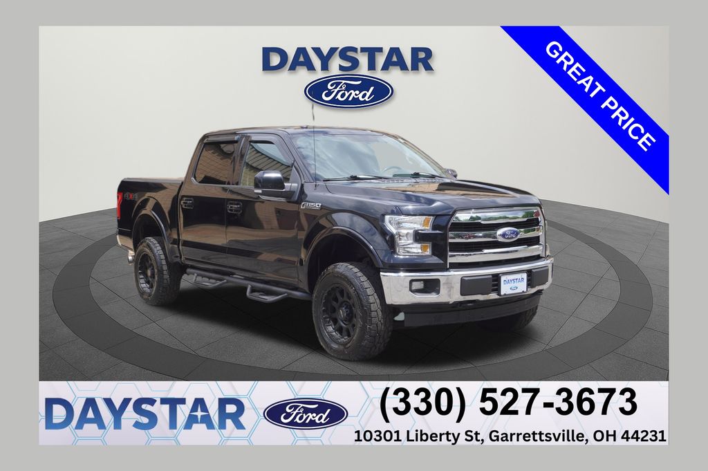 Shadow Black 2017 Ford F-150 Pickup Truck Four-Wheel Drive 6-Speed Automatic