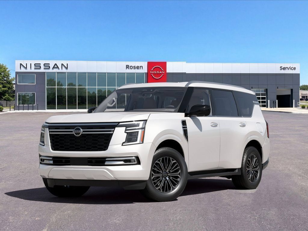 Aspen White Tricoat 2026 Nissan Armada SUV / Crossover Four-Wheel Drive 9-Speed Automatic