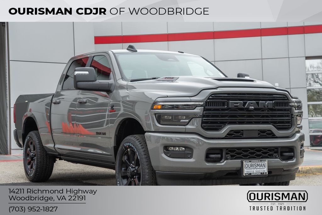 Ceramic Gray Clearcoat 2026 RAM 2500 Laramie Crew Cab 4WD Pickup Truck Four-Wheel Drive 8-Speed Automatic