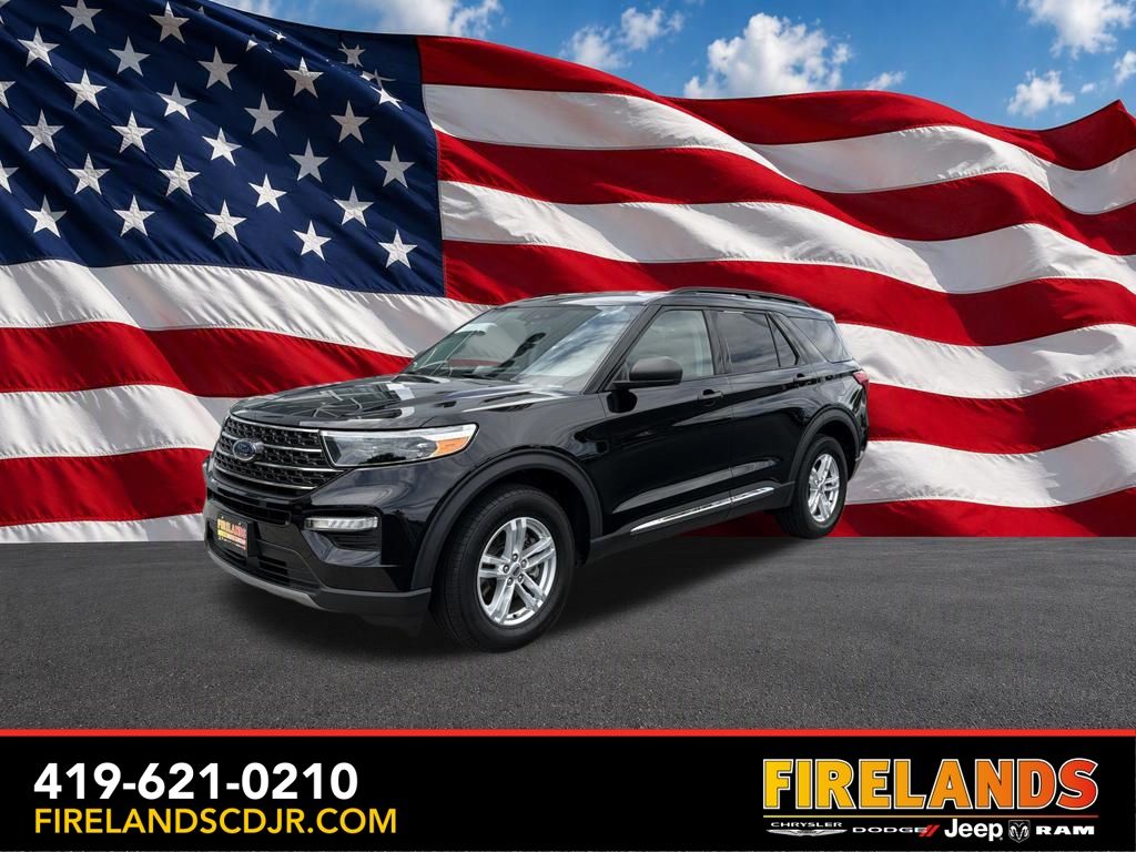 Black Metallic 2020 Ford Explorer SUV / Crossover All-Wheel Drive Automatic