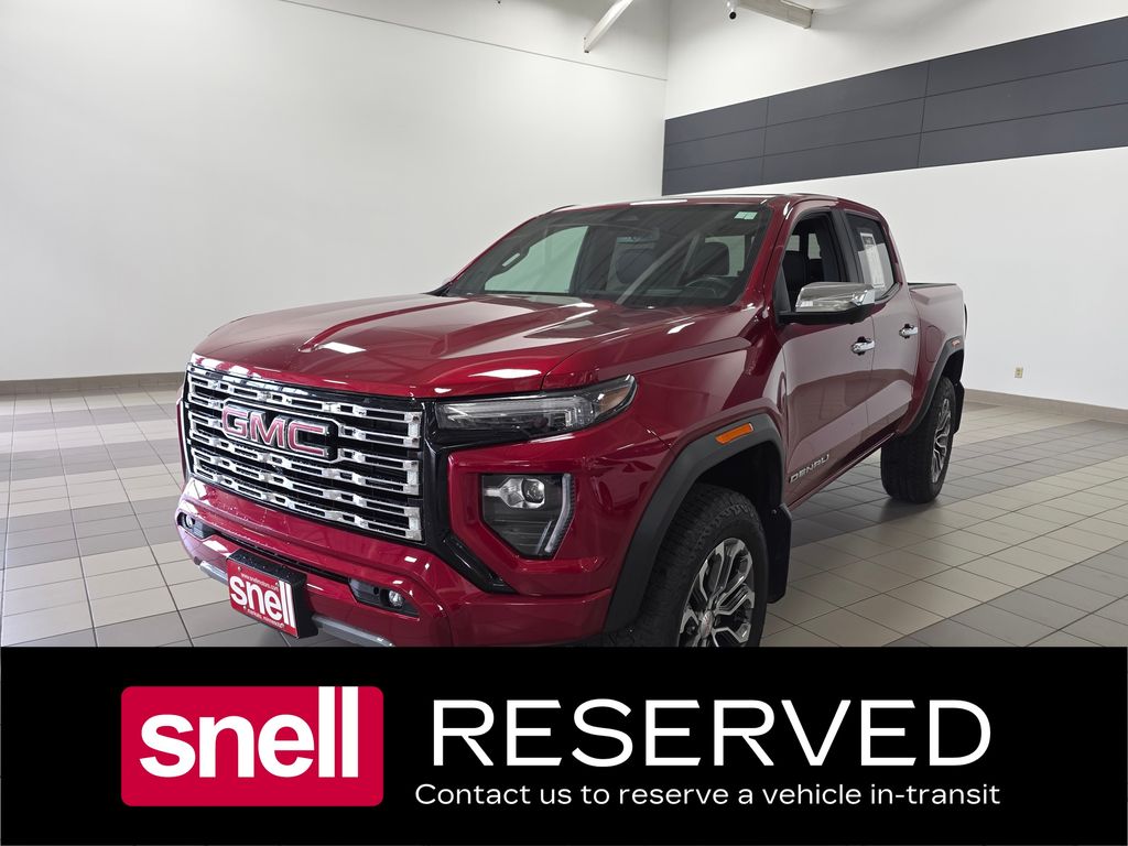 Volcanic Red Tintcoat 2024 GMC Canyon Pickup Truck Four-Wheel Drive 8-Speed Automatic