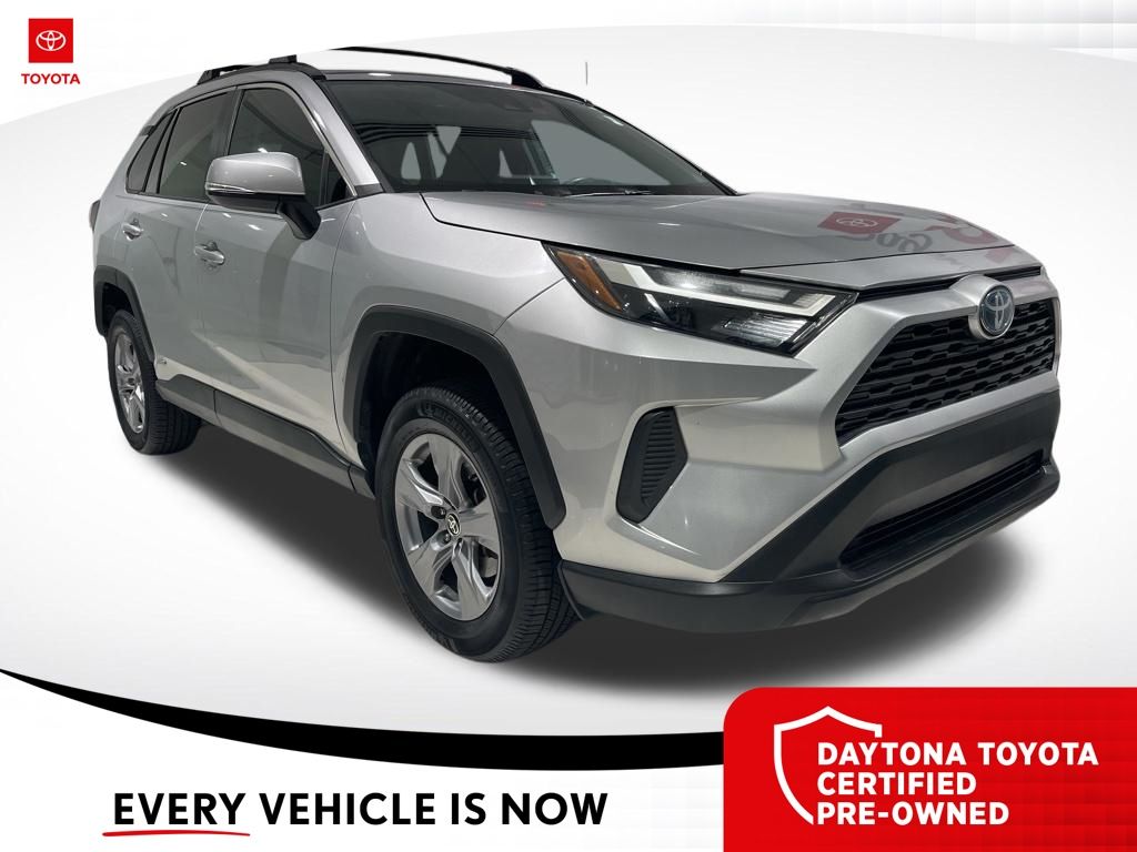 Silver Sky Metallic 2022 Toyota RAV4 Hybrid XLE AWD SUV / Crossover All-Wheel Drive Continuously Variable Transmission