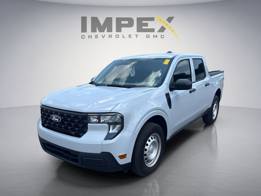 White Metallic 2025 Ford Maverick Pickup Truck Front-Wheel Drive Continuously Variable Transmission
