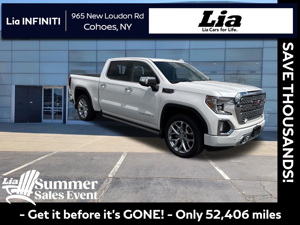 White Frost Tricoat 2019 GMC Sierra 1500 Pickup Truck Four-Wheel Drive Automatic