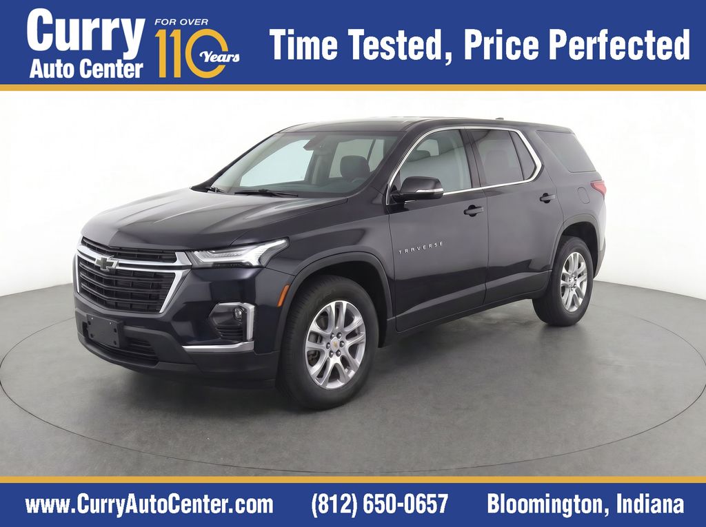 Mosaic Black Metallic 2022 Chevrolet Traverse SUV / Crossover Front-Wheel Drive 9-Speed Automatic