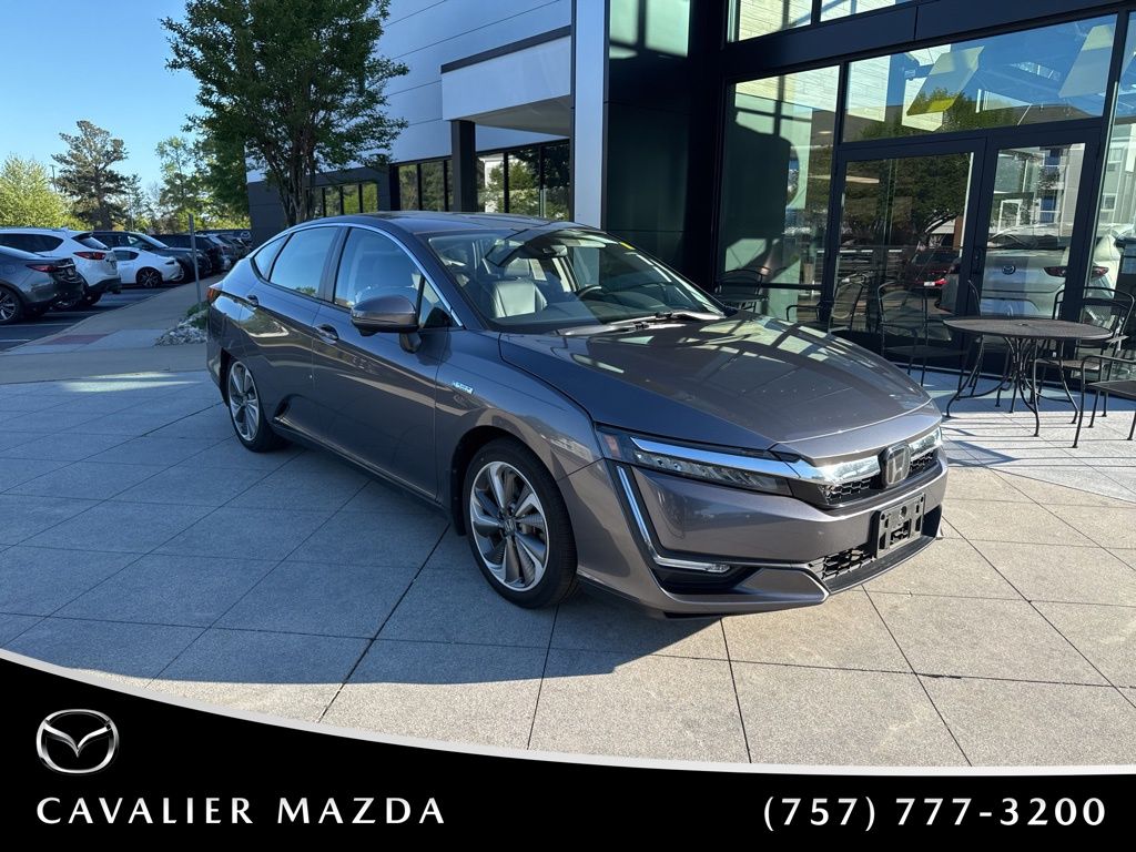 Gray (Modern Steel Metallic) 2021 Honda Clarity Hybrid Plug-In Touring FWD Sedan Front-Wheel Drive Continuously Variable Transmission