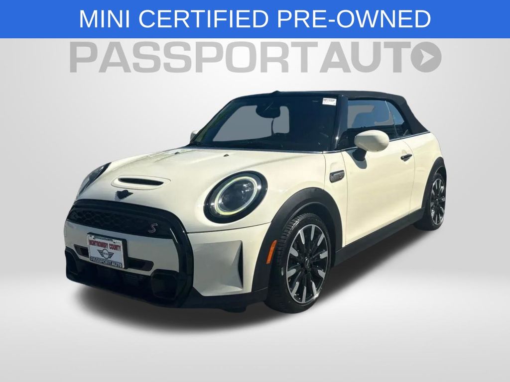 Pepper White 2023 MINI Cooper Convertible Front-Wheel Drive Automatic