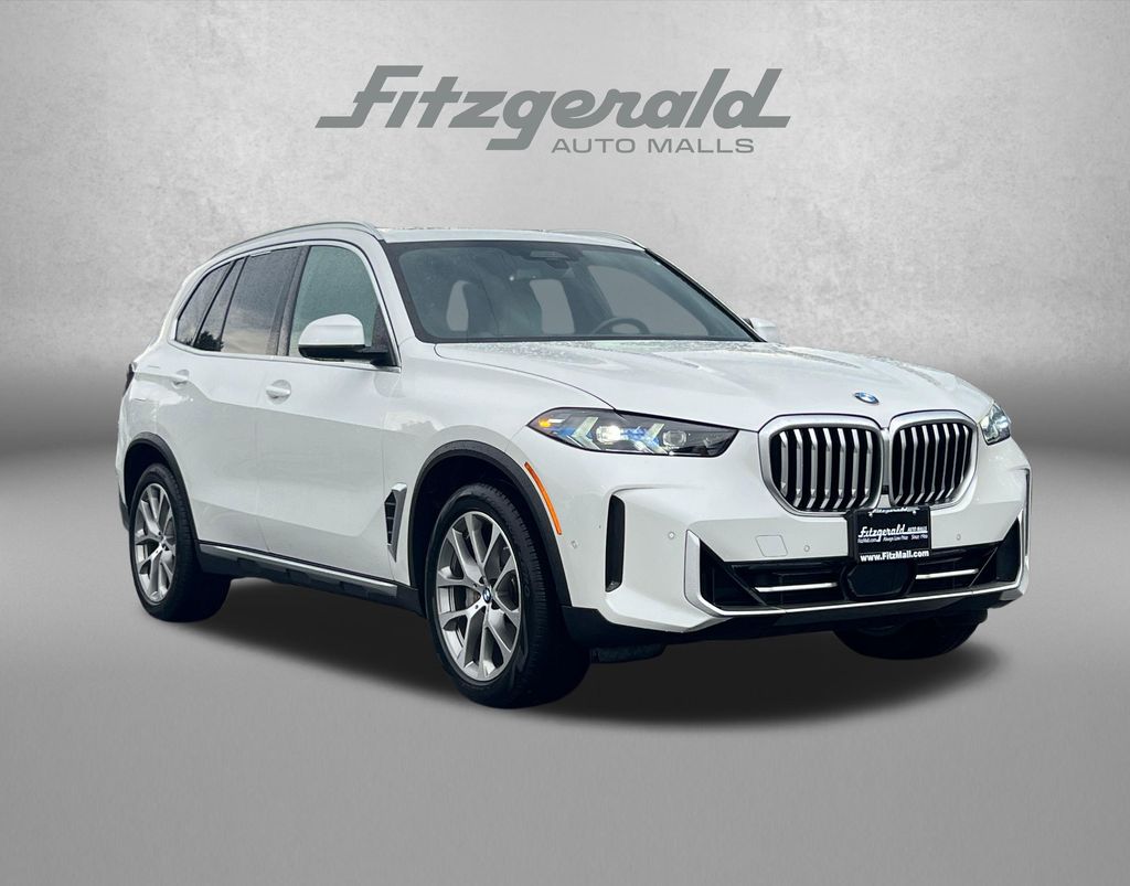Mineral White Metallic 2025 BMW X5 SUV / Crossover All-Wheel Drive 8-Speed Automatic