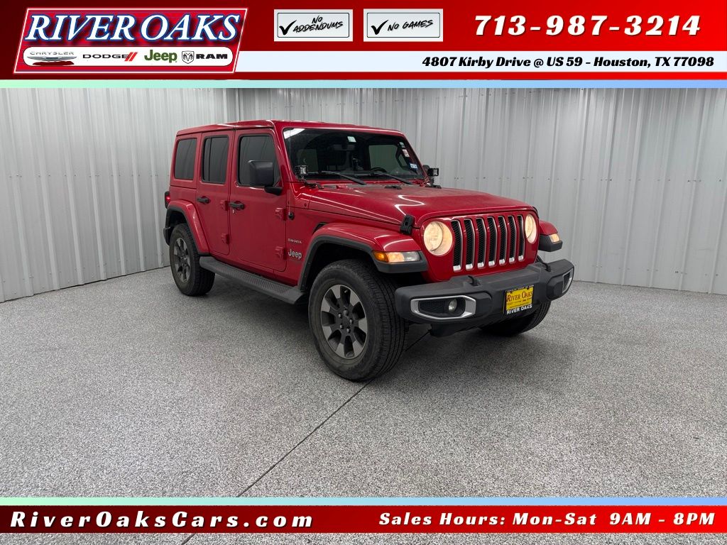 Firecracker Red Clearcoat 2018 Jeep Wrangler Unlimited Sahara 4WD SUV / Crossover Four-Wheel Drive 8-Speed Automatic
