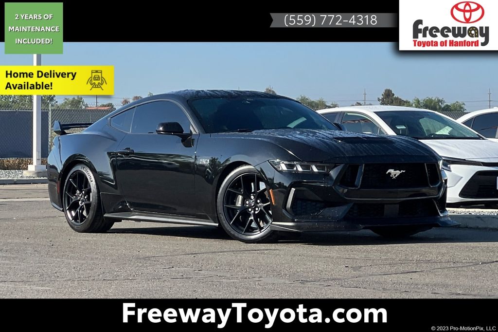 Shadow Black 2024 Ford Mustang GT Fastback RWD Coupe Rear-Wheel Drive Automatic