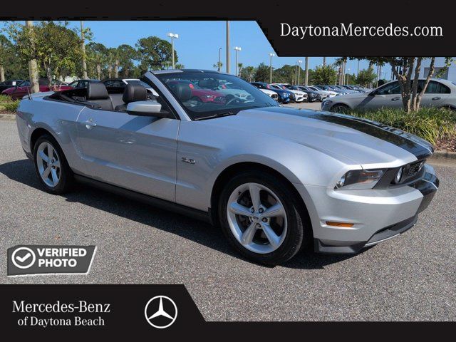 Ingot Silver 2012 Ford Mustang Convertible Rear-Wheel Drive 6-Speed Manual
