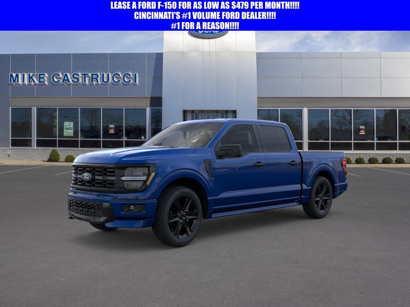 Blue Metallic 2026 Ford F-150 Pickup Truck Four-Wheel Drive Automatic