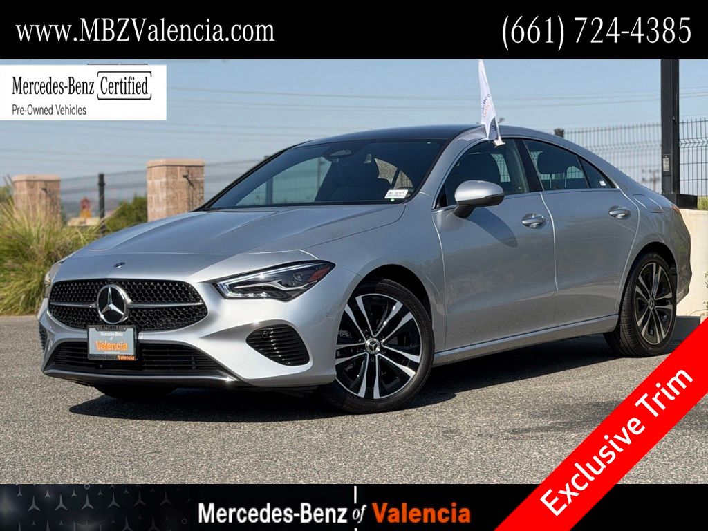 Cirrus Silver Metallic 2026 Mercedes-Benz CLA Coupe All-Wheel Drive 8-Speed Dual Clutch