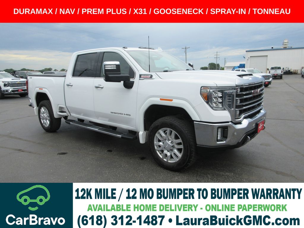 Summit White 2020 GMC Sierra 3500HD Pickup Truck Four-Wheel Drive Automatic