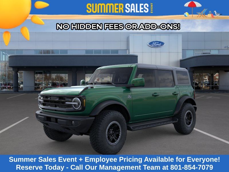 Eruption Green Metallic 2025 Ford Bronco Outer Banks 4-Door 4WD SUV / Crossover Four-Wheel Drive Automatic