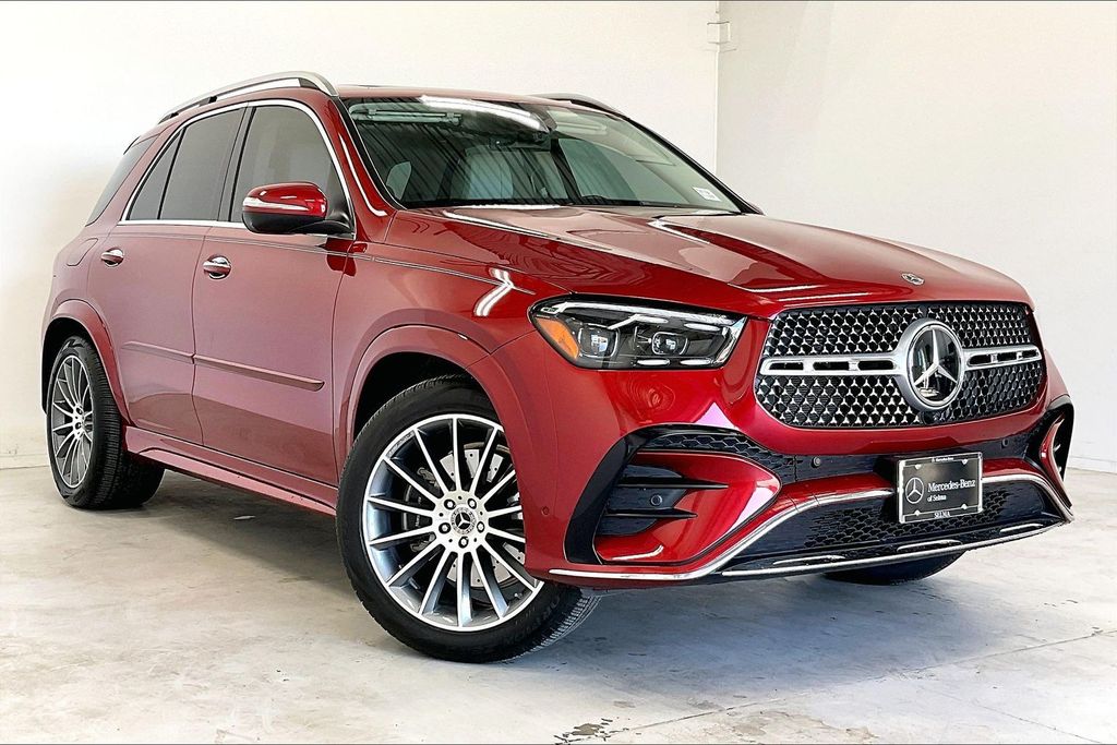Cardinal Red 2024 Mercedes-Benz GLE 350 4MATIC SUV / Crossover All-Wheel Drive 9-Speed Automatic