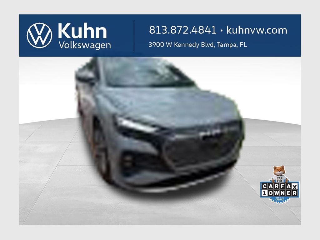 Pebble Gray 2023 Audi Q4 e-tron SUV / Crossover Rear-Wheel Drive Automatic