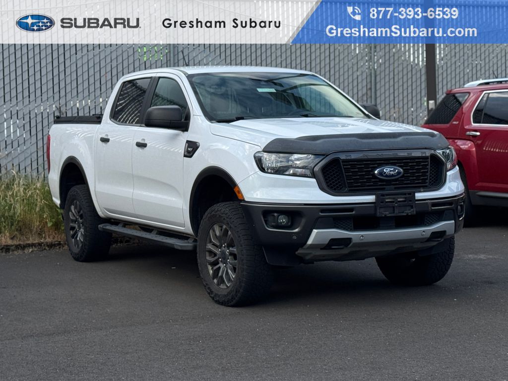 Oxford White 2020 Ford Ranger XLT SuperCrew 4WD Pickup Truck Four-Wheel Drive Automatic