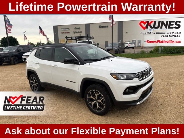 Bright White Clearcoat 2026 Jeep Compass SUV / Crossover Four-Wheel Drive 8-Speed Automatic