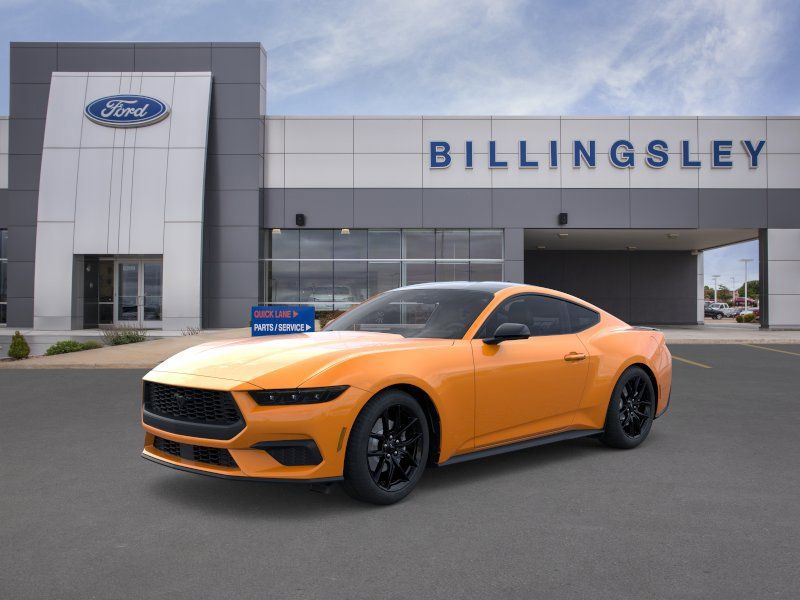 Orange Fury Metallic Tri-Coat 2026 Ford Mustang EcoBoost Fastback RWD Coupe Rear-Wheel Drive Automatic