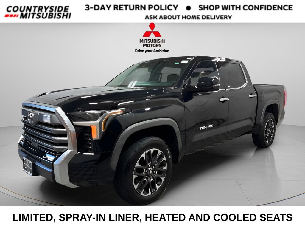 Midnight Black Metallic 2025 Toyota Tundra Pickup Truck Four-Wheel Drive Automatic