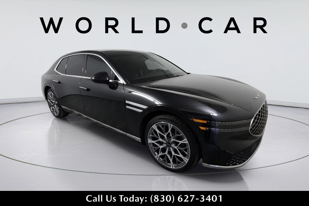 Vik Black 2024 Genesis G90 Sedan All-Wheel Drive 8-Speed Automatic